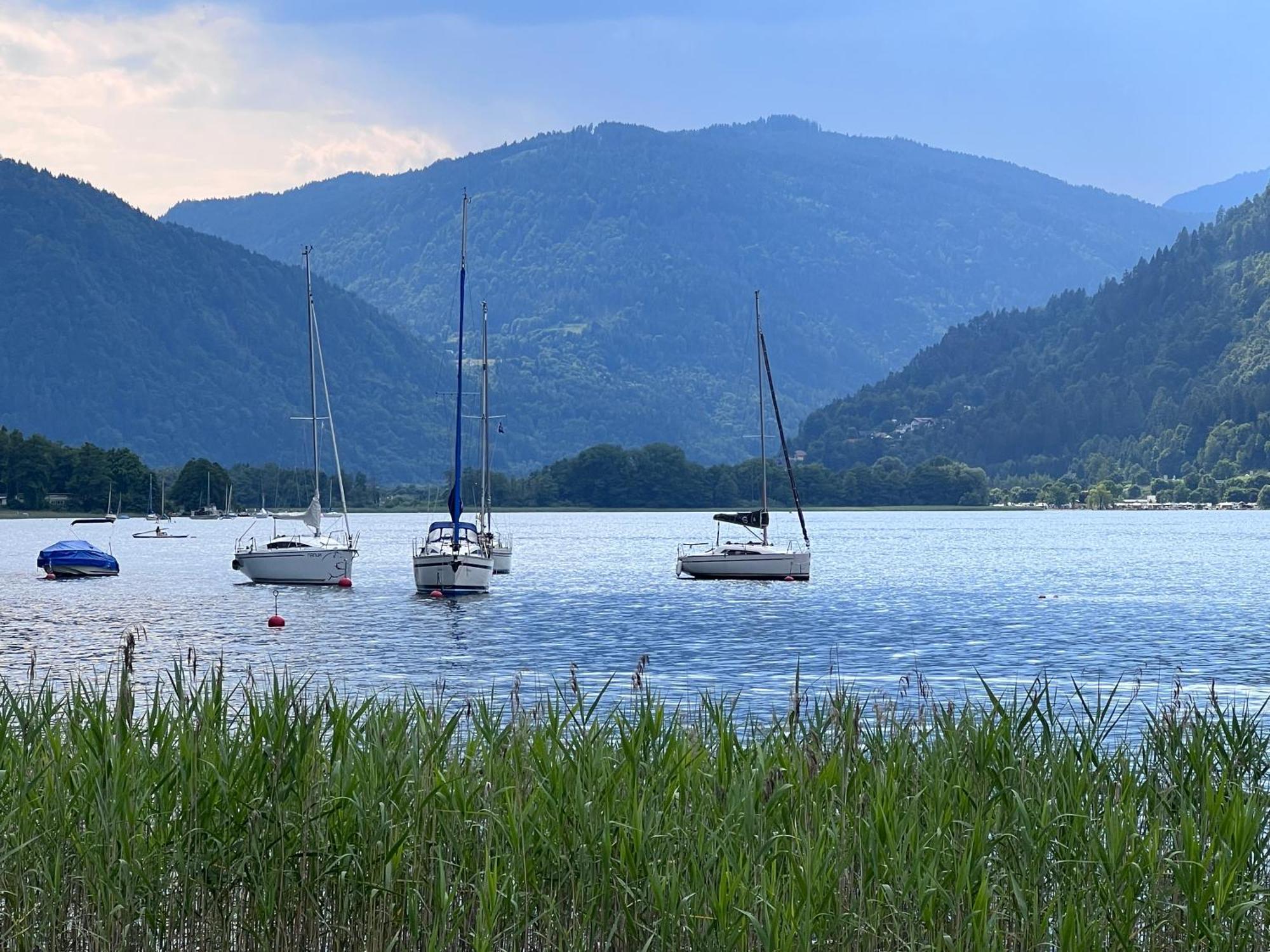 Ferienwohnung Mit Seeblick - Ossiacher See Gerlitzen Sattendorf Kültér fotó